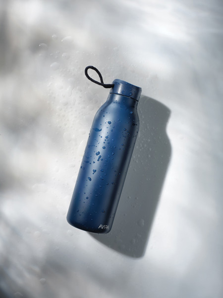 Avira Avior vakuumska steklenica 500 ml, reciklirano jeklo - Mornarica