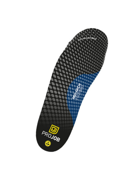 9520 Insole Arch supp. Mid Black 4648