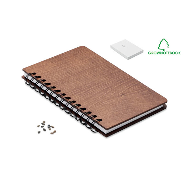 A5 Birch tree GROWBOOK™ Savage - Brown