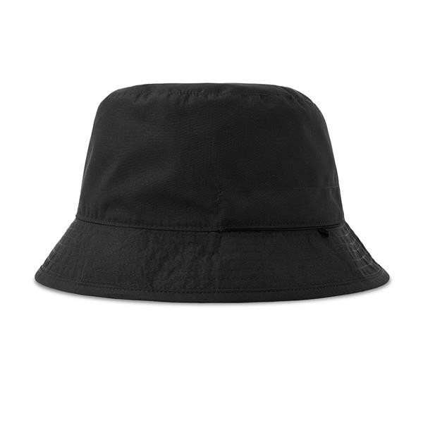 Panamá Bucket Pocket-S, 100% Poliéster Reciclado Ripstop - Preto