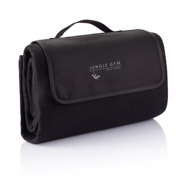 Xd Collection picnic blanket 160gsm,130x145cm - Black