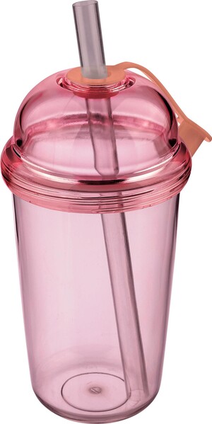 Travel drinking mug 500 ml Glow - pink