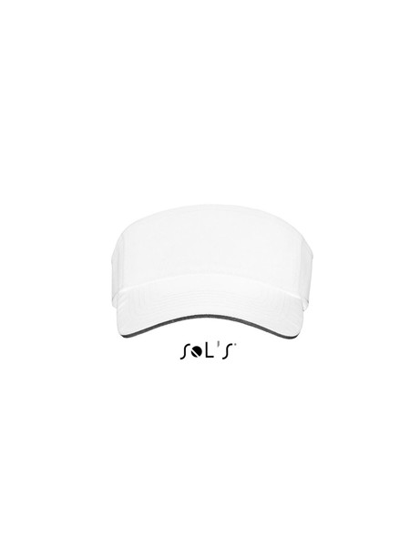 Sol's Ace - Unisex Visor - White / Black