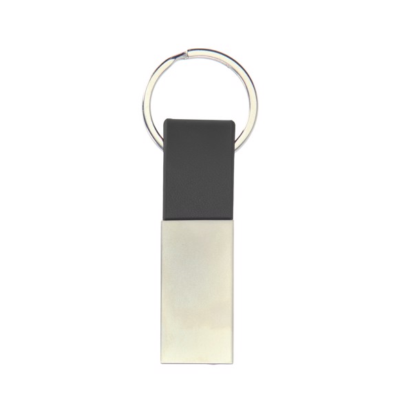 Porte-Clefs "Cardiff" Rectangulaire - Noir