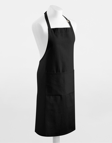 Fairtrade Cotton Adult Craft Apron - Black / ONE SIZE