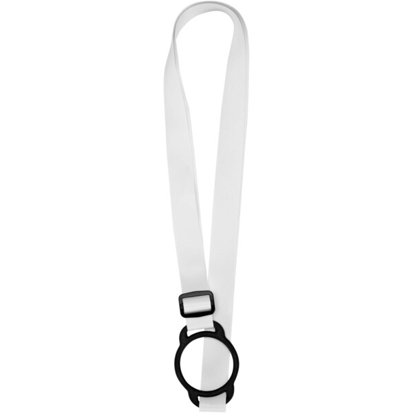 Lior sublimation lanyard with silicone bracelet