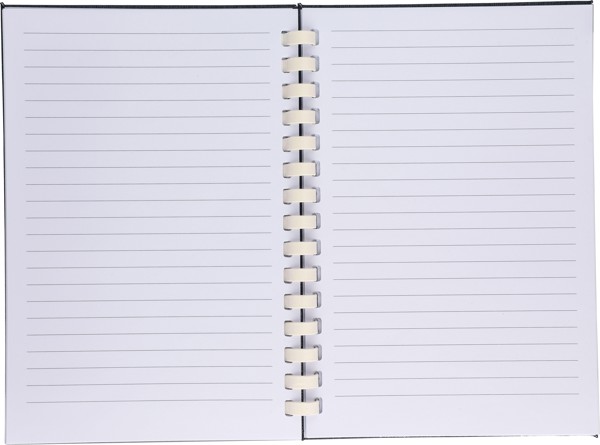 Caderno rPET (A5) Ilias Original - preto