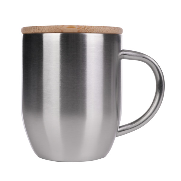 350 ml Maloy steel mug - Silver