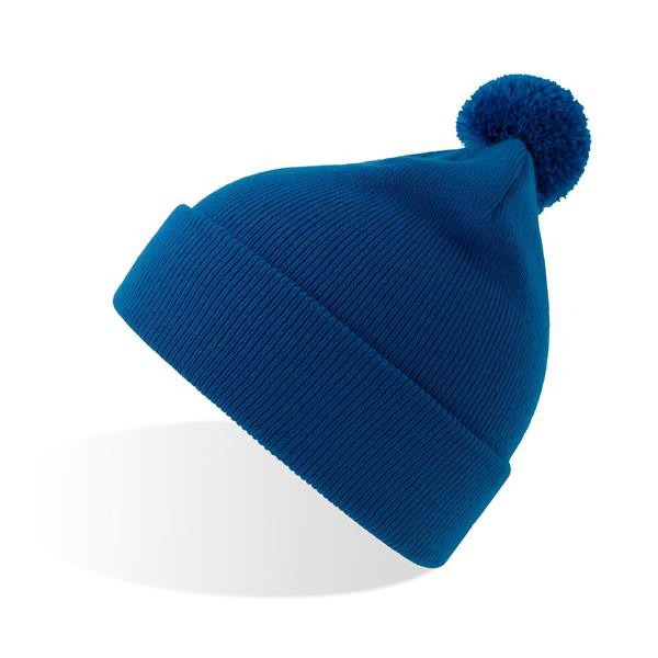 Gorro Kid Wind-S Com Pompom, 100% Poliéster Reciclado - Preto