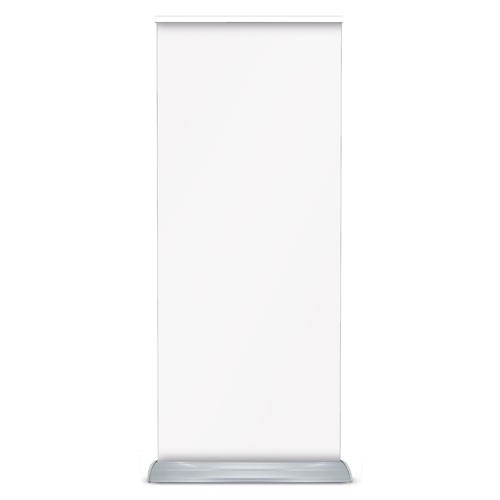 Rolo stojalo za transparente Stabilno, 1000x2060 mm - Silver