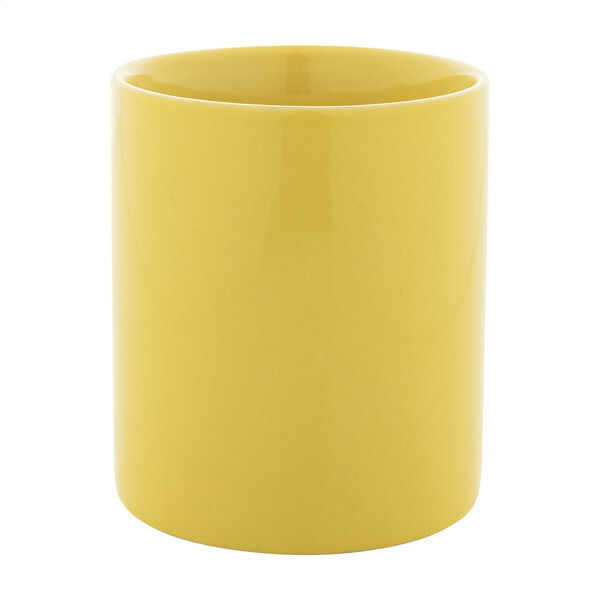Coloured Ceramic Mug Kolomu - Yellow