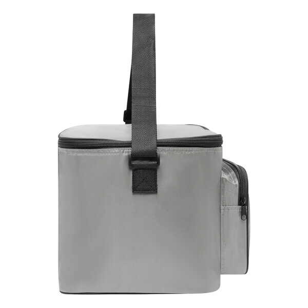 Cool bag in square format ICE - silver grey
