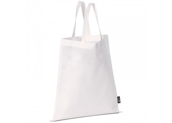 Carrier bag non-woven white 75g/m²