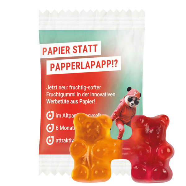 Trolli team jelly bears, foil transparent