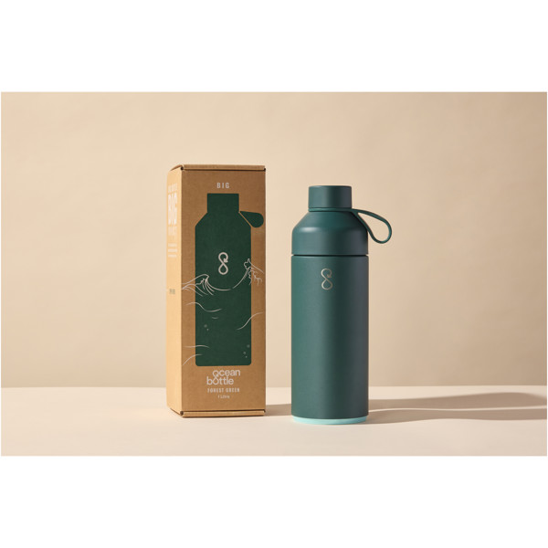 Borraccia da 1000 ml con isolamento sottovuoto Big Ocean Bottle - Verde foresta