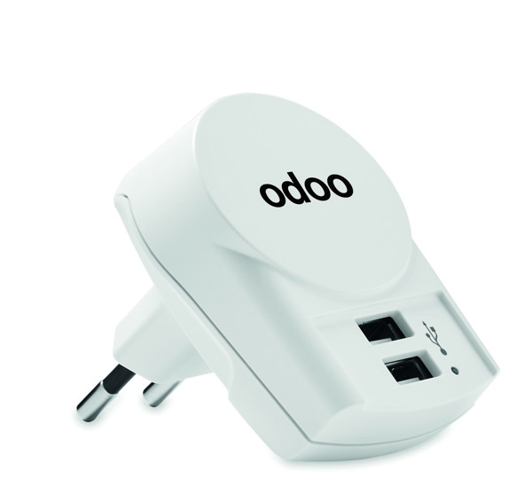 Skross Euro USB Charger (2xA) 12W Euro Usb Charger 2Xa