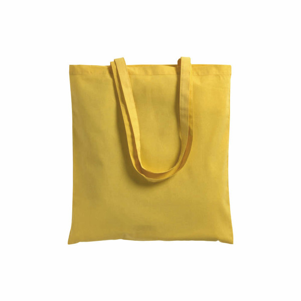 180 G/M2 Cotton Bag With Long Handles And Gusset - Yellow