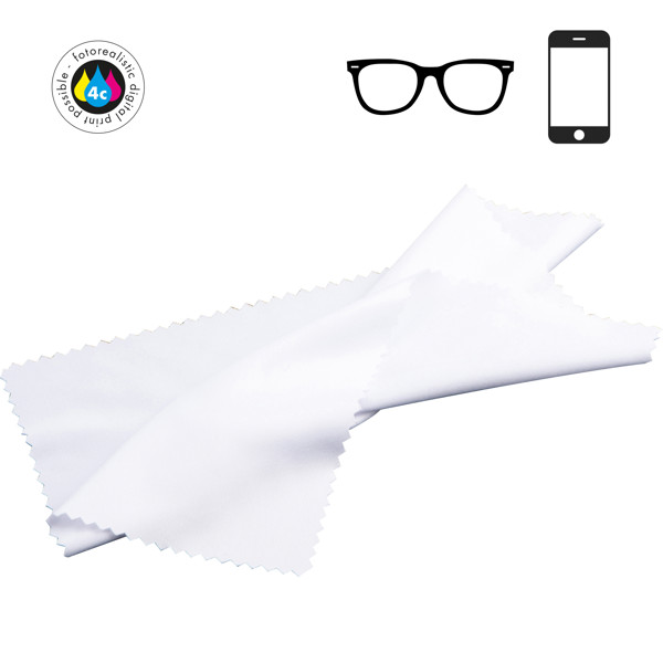 CHARLIE Čistiaca handrička na okuliare - White