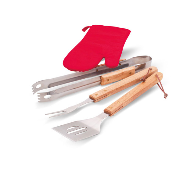 Avental com ferramentas de BBQ Donau East