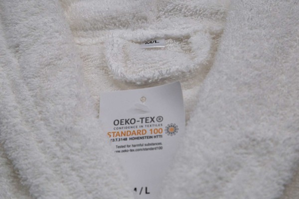 Olima Terry Bathrobe - White / XS/S