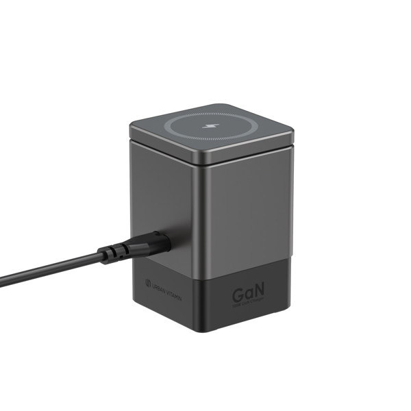 Urban Vitamin Sacramento 105W GaN Charger mit einz. Kabeln