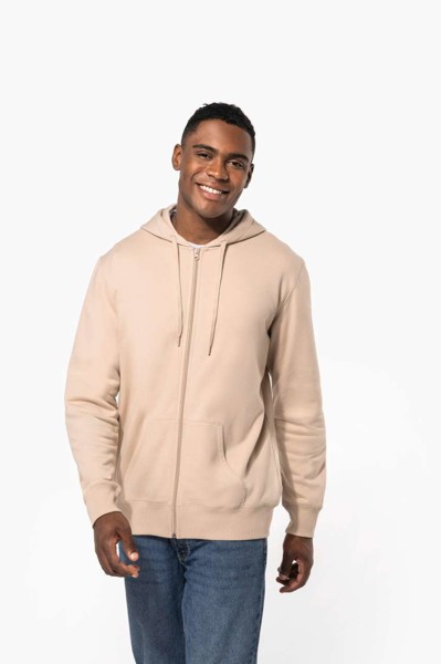 Unisex Full Zip Hoodie - Light Royal Blue / 3XL