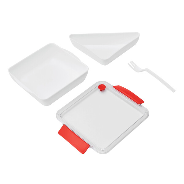 Lunch Box Delicious - Red / White