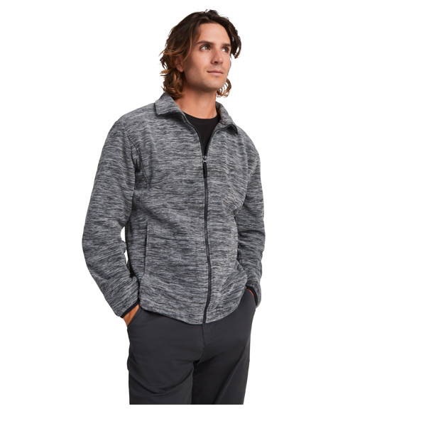 Giacca in pile da uomo con cerniera intera Artic - Rosso / 4XL