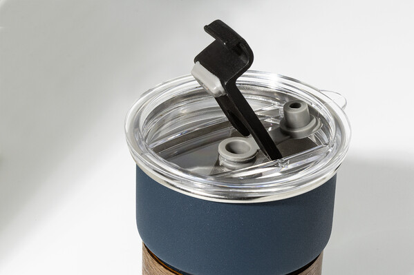 Mug Thermos De Voyage Rss Waffee - Bleu Foncé