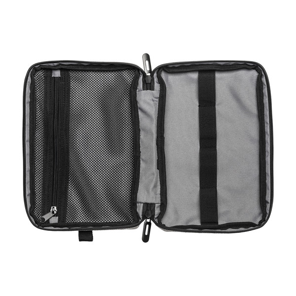 Tech-Organizer Aus Recyceltem 600D-Jacquard-Polyester (Innenfutter Aus R-Pet) - Grau