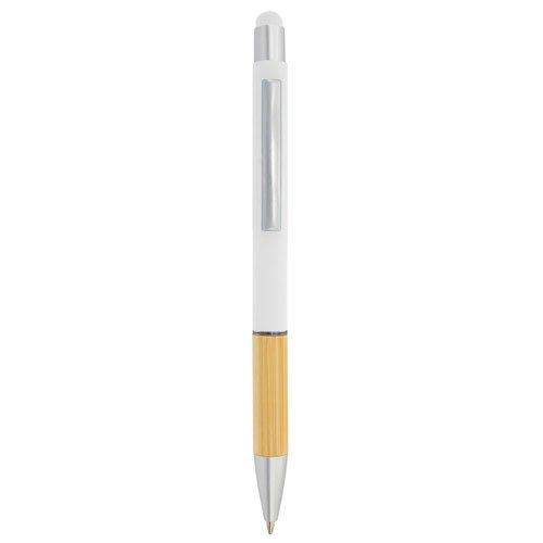 BOLIGRAFO BAMBU "YUYI" - Blanco