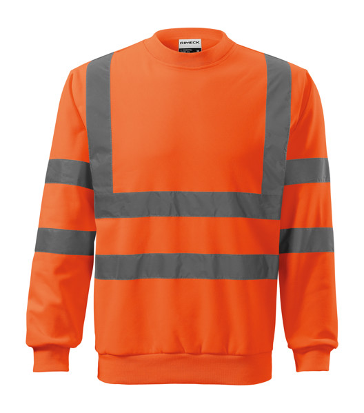 Mikina Unisex Rimeck® Hv Essential - Fluorescenční Oranžová / M