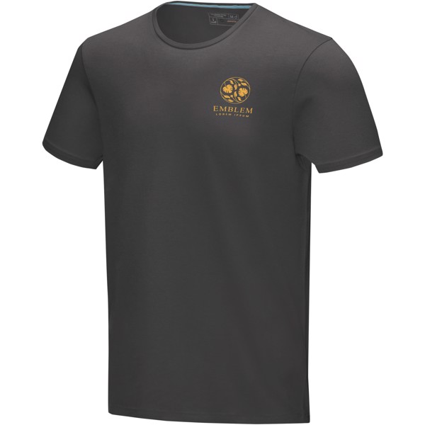 T-shirt orgânica de homem "Balfour" - Cinza tempestade / L