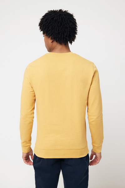 Iqoniq Zion recycled cotton crew neck - Ochre Yellow / XL