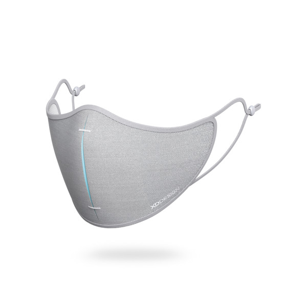 Xd Design mask set, ViralOff, Hyproof filter - Grey / Blue
