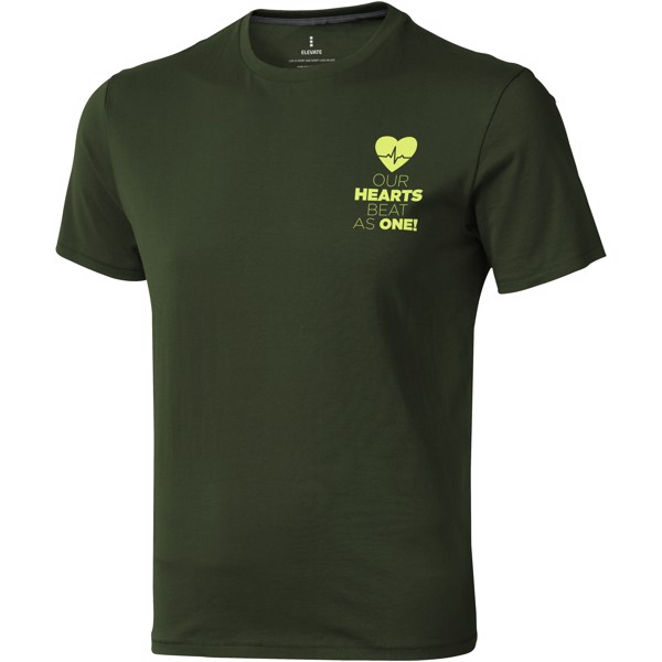 Camiseta de manga corta para hombre "Nanaimo" - Verde Militar / XL