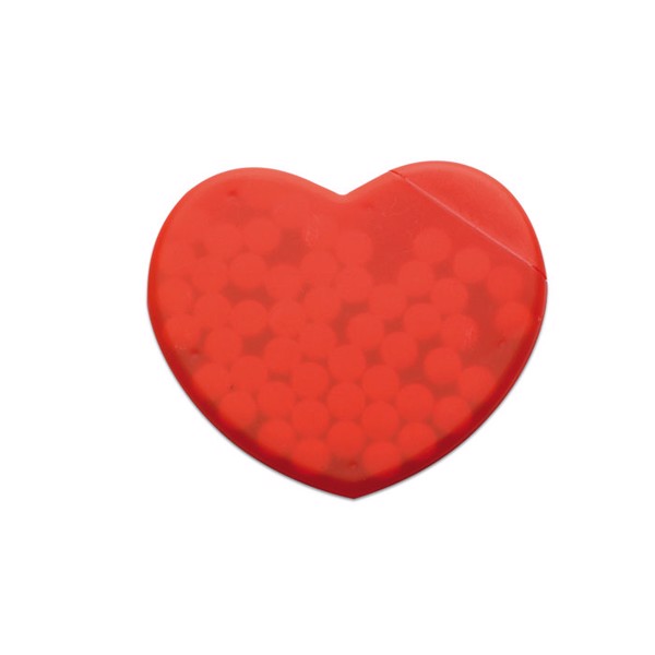 Heart shape peppermint box Coramint