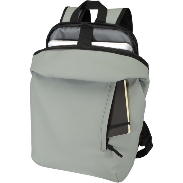 Resi Plus 15" GRS gerecycleerde anti-diefstalrugzak 18L - Grijs