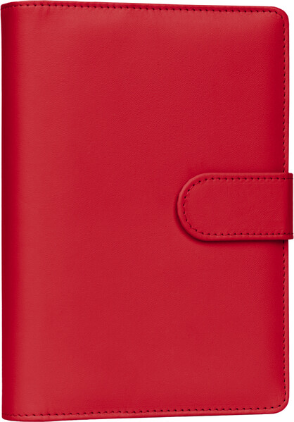 Notique Refill – Týdenní Kroužkový Diář S Vyměnitelnými Listy 2027, Sytě Červený, 12,5 x 19 cm - Východní