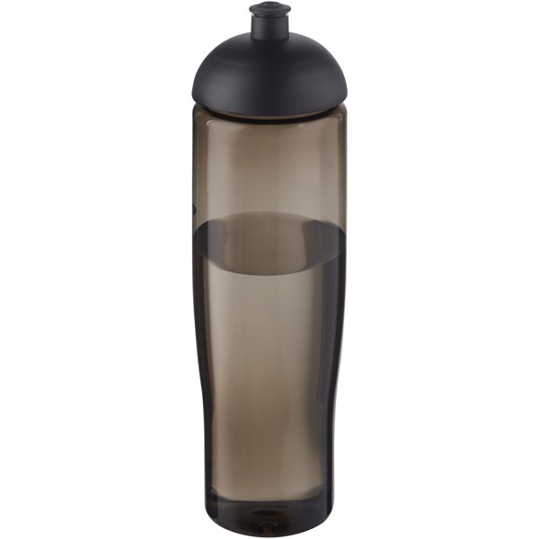 H2O Active® Eco Tempo 700 ml športová fľaša s kupolovitým uzáverom - Jednofarebná čierna / Uhľová