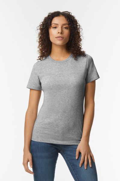 Softstyle™ Midweight Women's T-Shirt - Pitch Black / 3XL