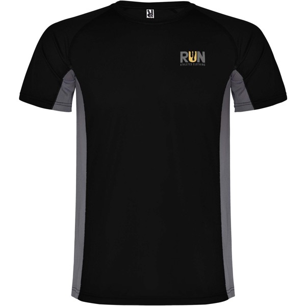 Shanghai Sport T-Shirt für Kinder - schwarz / Dark Lead / 8