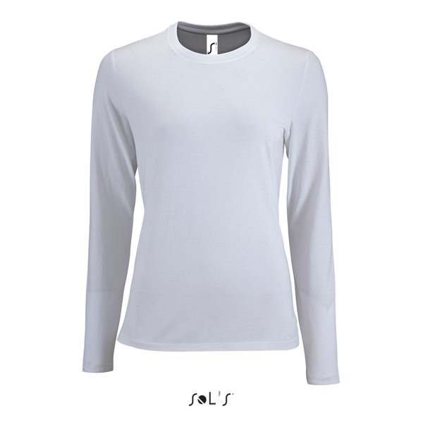 Sol's Imperial Lsl Women - Long-Sleeve T-Shirt - White / L
