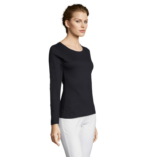 MAJESTIC T-SHIRT MANCHES LG - MarineM