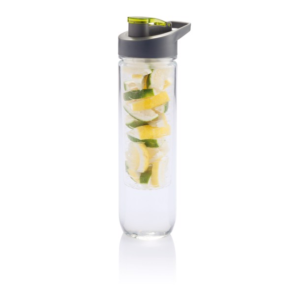 Water bottle with infuser - Green / Anthracite
