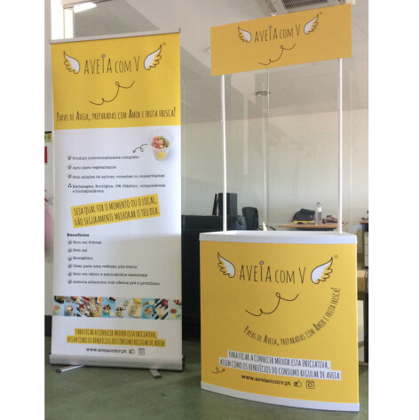 Roll-up Evolution  impressão incluída - 1200 mm