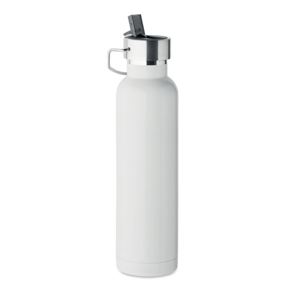 Double wall bottle 660 ml Riflow - White