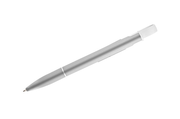 Ball pen with USB cable CHARGE - grey