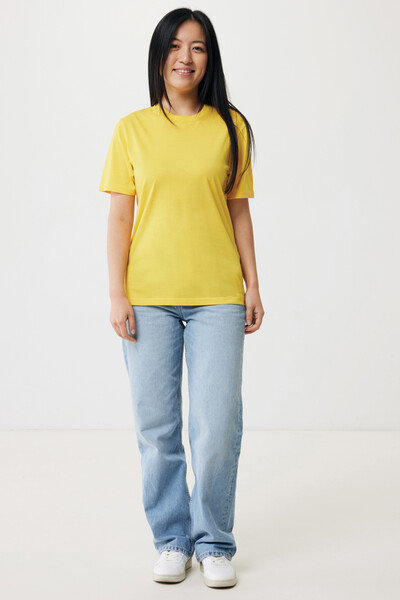 T-shirt léger en coton recyclé Iqoniq Sierra - Jaune / XS