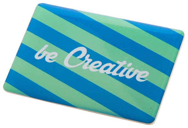 Magnetic Badge DomeBadge - White